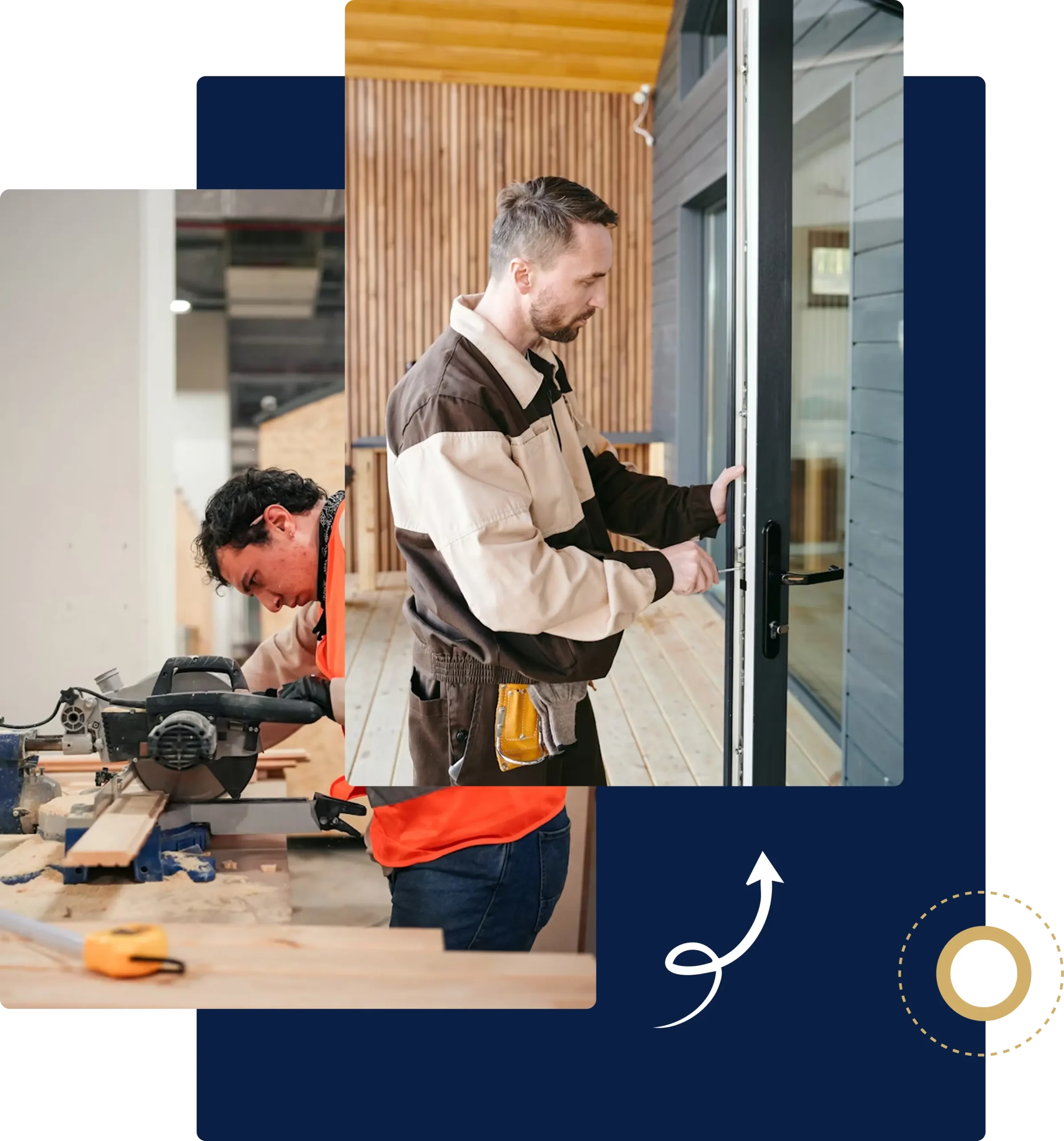 J&M Contractors professional team at work